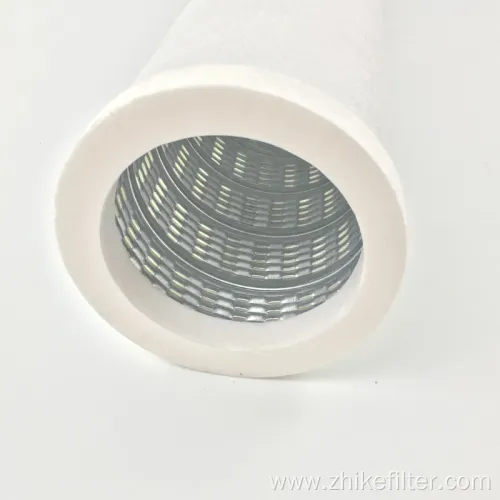 Natural gas coalescing filter element